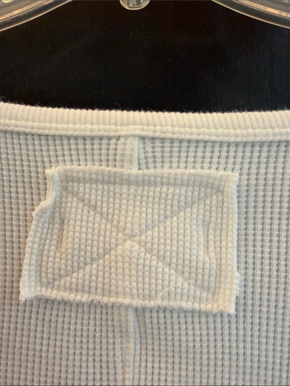 We The Free Cream Ribbed Scoop-Neck Button-Front Cardigan - Picture 5 of 8